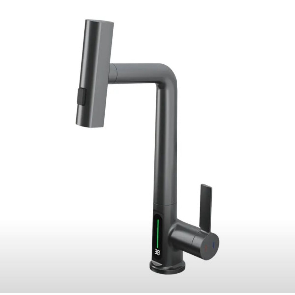 Robinet bucatarie h3428 qh-5 gun gray