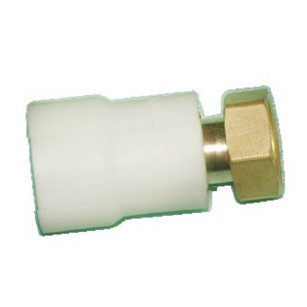 Муфта с металлической вставкой и накидной гайкой fi 20-1/2  supratherm