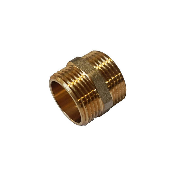Двойной прямой разьем 3/4  mm ntm