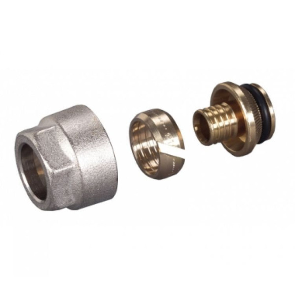 Fiting eurocon 16*2-3/4 cromat assens