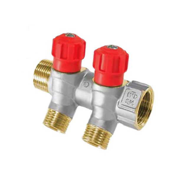 Colector 3/4 fm*1/2 cu 4 circuite ntm