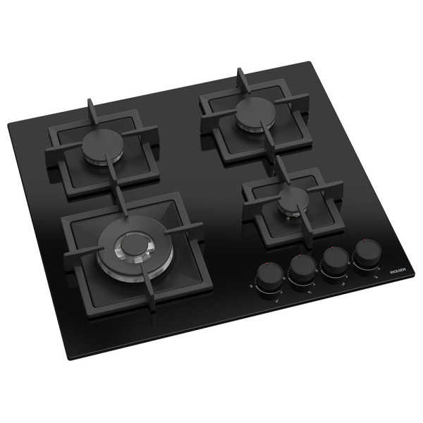 Plita de gaz incorporabila wolser wl- f 6410 turbo black gl ffd