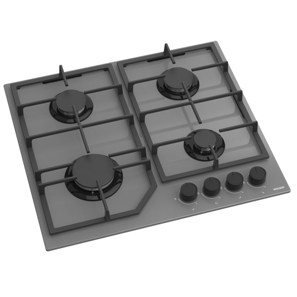 Plita de gaz incorporabila wolser wl- f 6407 grey gl ffd