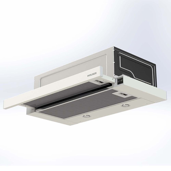 Hota de bucatarie wolser wl-f 60 slim white incorporabila