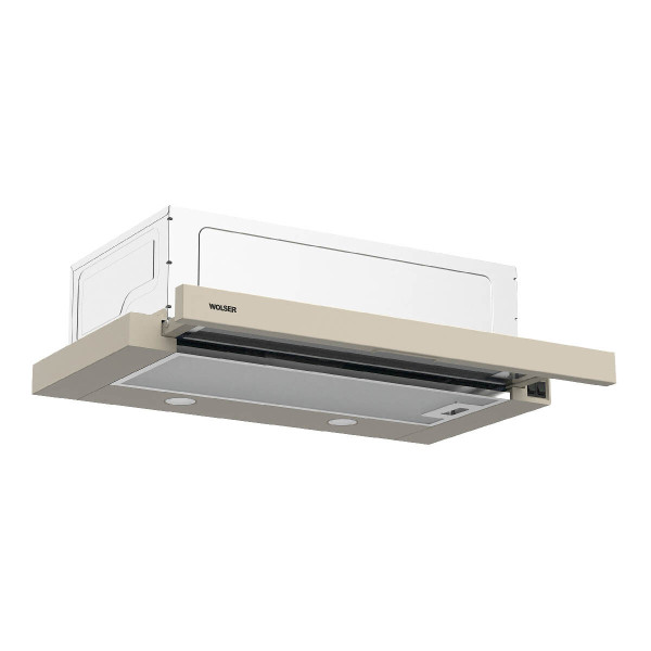Кухонная вытяжка wolser wl-f  60 slim ivory