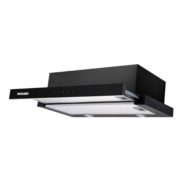 Hota de bucatarie wolser wl 60 fg tc black incorporabila