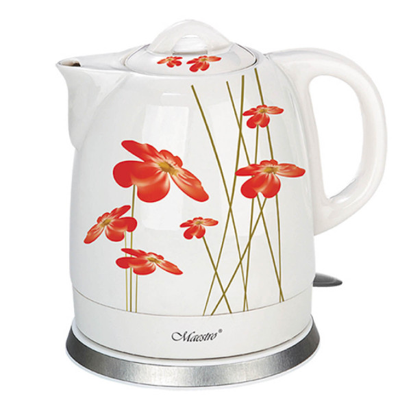 Fierbator de apa maestro mr-066 flowers (1.5 l) ceramica