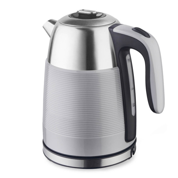 Чайник электрический maestro mr-051 grey (1.7l) new corp inox, серый