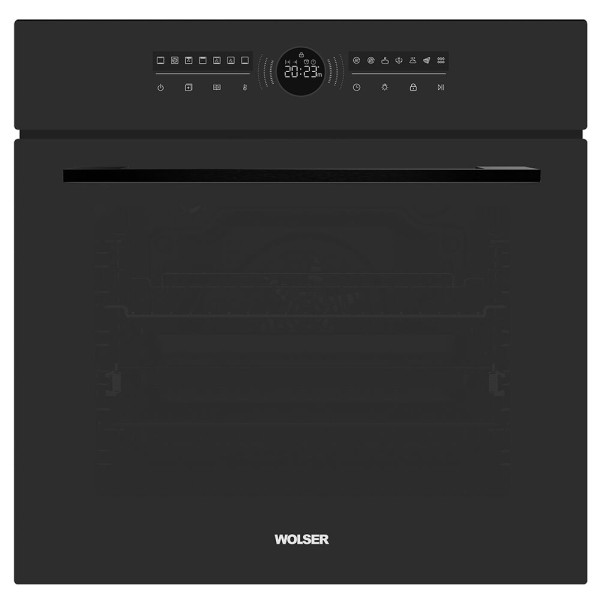 Встраиваемый электрический духовой шкаф wolser wl-xb616 dark grey gl