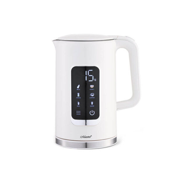 Fierbator de apa maestro mr-024 white (1.7l) digital/corp dublu