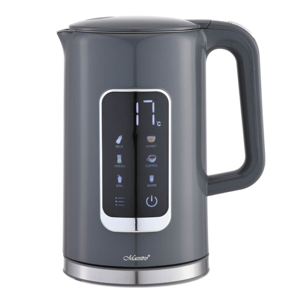 Чайник электрический maestro  mr-024 grey  (1.7l) электронный