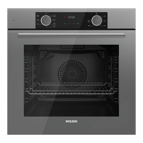 Встраиваемый электрический духовой шкаф wolser wl- f 77 d grey