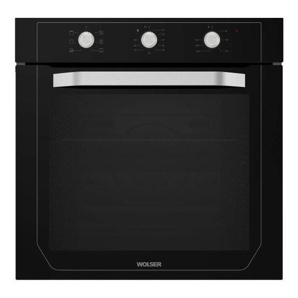 Встраиваемый электрический духовой шкаф wolser wl-am 672 black glass