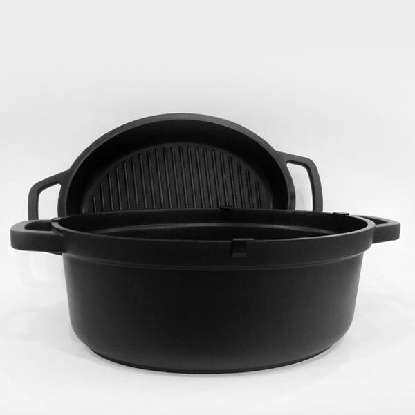 Cazan cu capac-gril mr-4126 26cm oval 3,3l