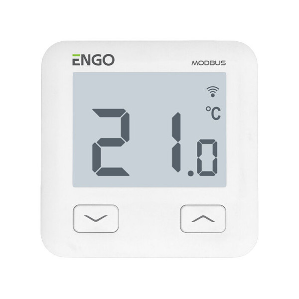 Termostat engo e10-mbusw, wi-fi, cu modbus, 230v, încorporat, white