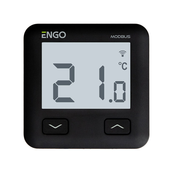 Termostat engo e10-mbusb, wi-fi, cu modbus, 230v, încorporat, black