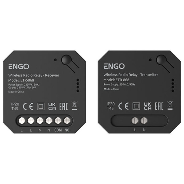 Releu termostat wireless engo etr-868, 868 mhz, compatibil centrale termice on/off