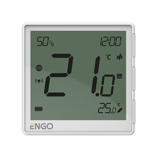 Termostat engo eone-batw prin internet zigbee cu baterie, white