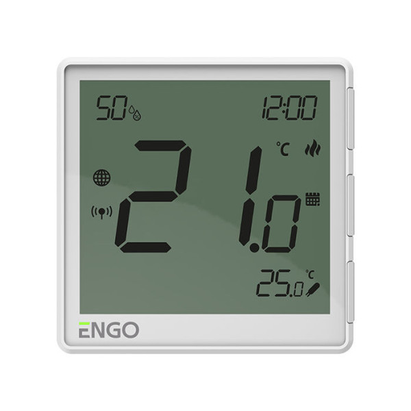 Termostat engo eone-230w prin internet zigbee, 230v, white