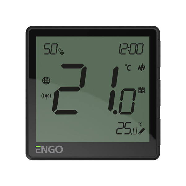 Термостат engo eone-230b через интернет zigbee, 230В, black