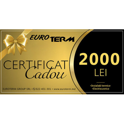 Certificat cadou-2000 lei