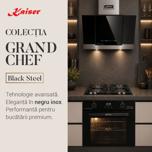 Set incorporabile de bucătărie nr. 10 kaiser grand chef black steel 131680/118322/123502